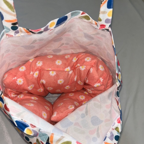 NEW handmade tote and recovery pillow - Picture 5 of 8